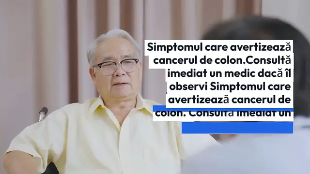 Video thumbnail for Simptomul care avertizează cancerul de colon. Consultă imediat un medic dacă îl observi