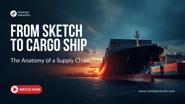 Video thumbnail for From Sketch to Cargo Ship The Anatomy of a Supply Chain