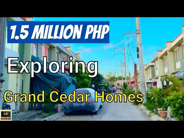 'Video thumbnail for 1.5 MILLION Pesos AFFORDABLE Houses in GRAND CEDAR HOMES | Exploring Subdivision | Bignay VALENZUELA'