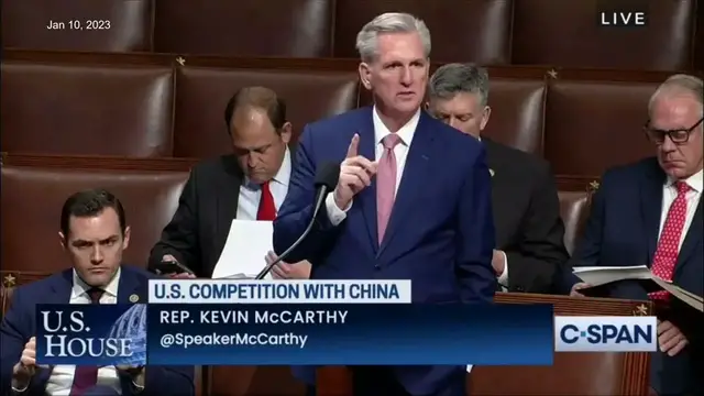 Video thumbnail for Kevin McCarthy on 'the danger posed by our dependence on China'