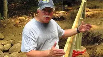 Video thumbnail for DIY Shed AsktheBuilder Wood Floor Beam on Posts