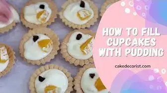 Video thumbnail for How To Fill Cupcakes With Pudding