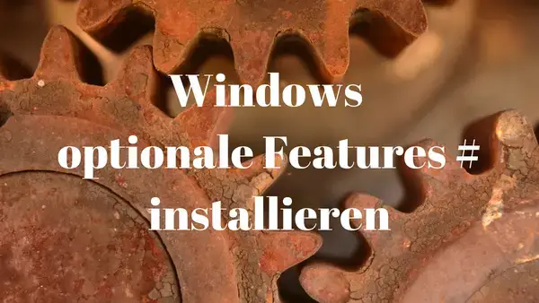 Video thumbnail for Was sind die Optionale Features unter Windows