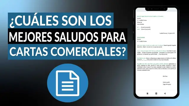 Video thumbnail for ¿Cuáles son los mejores SALUDOS EMPRESARIALES para cartas comerciales? - Ejemplos