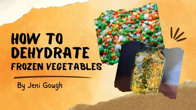 'Video thumbnail for How To Dehydrate Frozen Vegatables // Jeni Gough'