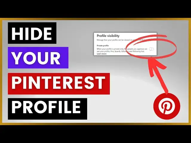 Video thumbnail for How To Hide Your Pinterest Profile? [in 2025]