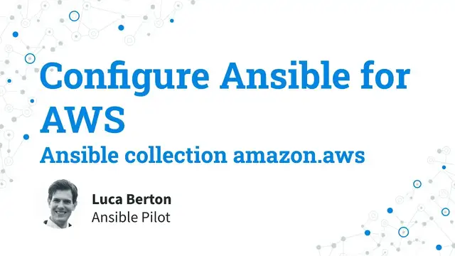 Video thumbnail for Configure Ansible for Amazon Web Services (AWS) - ansible collection amazon.aws