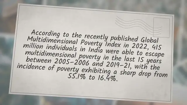 Video thumbnail for Poverty Rate in India Statistics 2022 | Poorest State in India