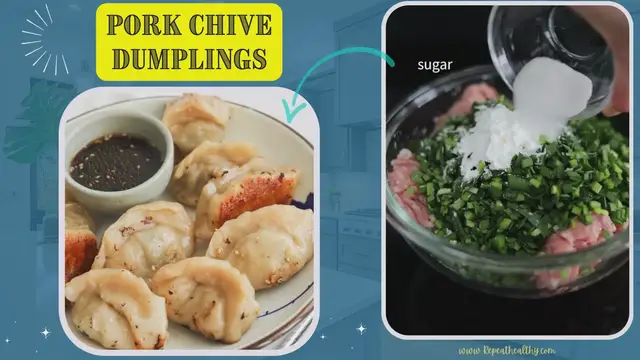 Video thumbnail for Pork Chive Dumplings