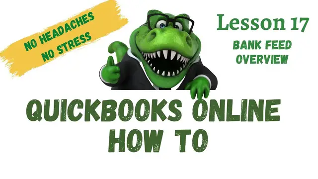 Video thumbnail for QuickBooks How To | #17 Bank Feed Overview | Free QuickBooks Online Training