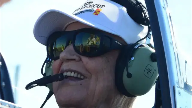 Video thumbnail for AirVenture Events, Bud Anderson’s 100th Celebration Flight