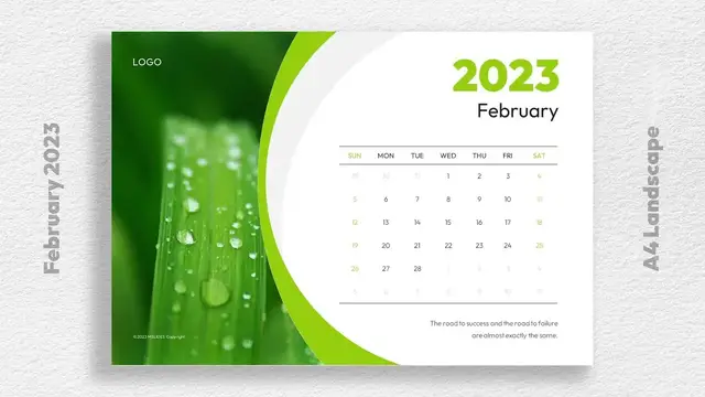 Video thumbnail for 2023 February Calendar: Free Download in PDF, PPTX, and Google Slides Formats