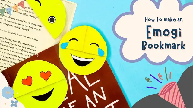 Video thumbnail for How to Make Emoji Bookmarks/DIY Emoji Bookmarks/Easy Paper Crafts
