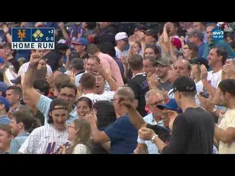 'Video thumbnail for Brett Baty SLUGS a Solo Home Run! | 5th HR of 2023 | New York Mets | 6/29/2023'