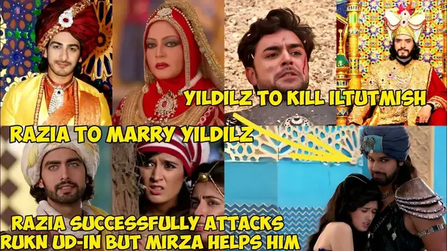 Video thumbnail for Razia Sultan on Zeeworld: Razia comes across a creeper who eats humans at night?? 15-28 Feb teasers.