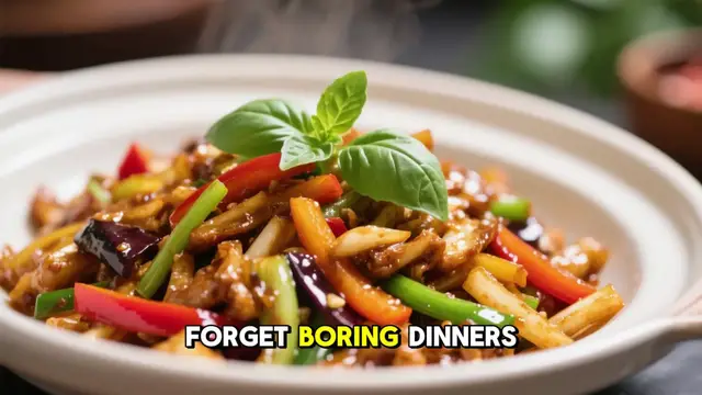 'Video thumbnail for Turkey mince stir fry with basil'