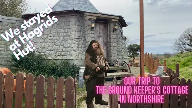 Video thumbnail for We stayed at Hagrids Hut! Ground Keeper's Cottage, Northshire