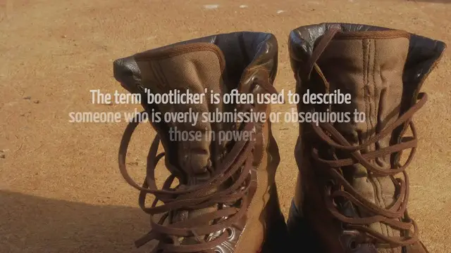 Video thumbnail for What Is A Boot Licker