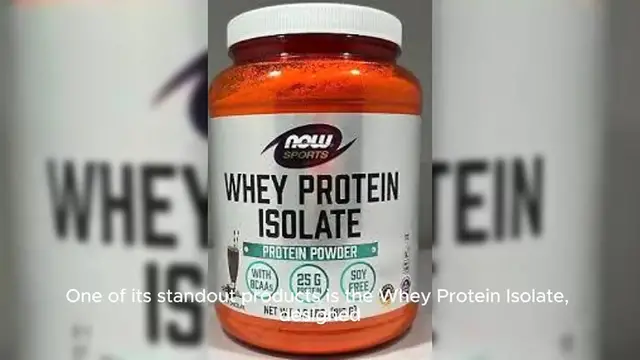 Video thumbnail for Now Sports (Whey Protein Isolate)