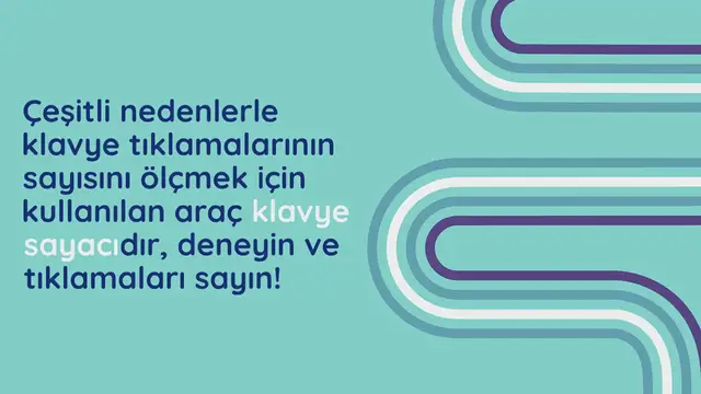 Video thumbnail for Tuşlarınızı Çevrimiçi Sayma