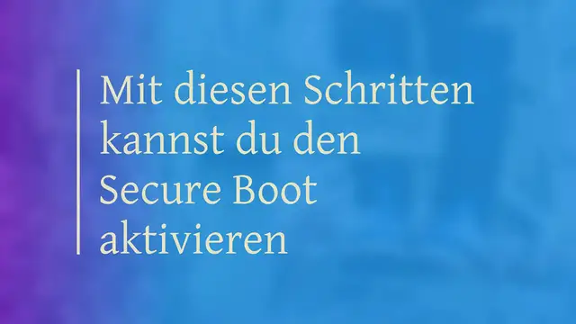 Video thumbnail for Windows_Secure_Boot_aktivieren