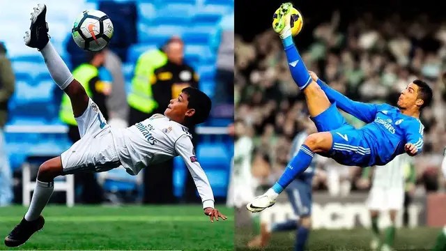 Video thumbnail for Could CRISTIANO RONALDO JR be as Good as His Father? CRISTIANO RONALDO JR is a MACHINE!