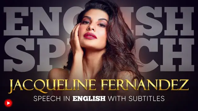 Video thumbnail for ENGLISH SPEECH | JACQUELINE FERNANDEZ: Jacqueline Builds (English Subtitles)