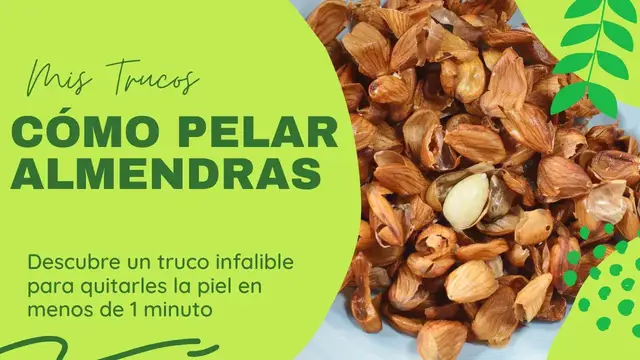 'Video thumbnail for Cómo Pelar Almendras ➡️ en 1 MINUTO ⏰ | TRUCO Fácil y Rápido'