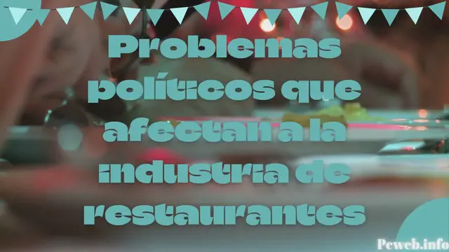 Video thumbnail for Problemas políticos que afectan a la industria de restaurantes