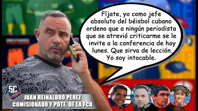 Video thumbnail for CENSURAN periodistas y les niegan invitación por criticar al principal dirigente del béisbol cubano