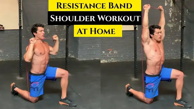 Video thumbnail for Resistance Band Shoulder Workout at Home | Shoulders Exercises with resistance bands