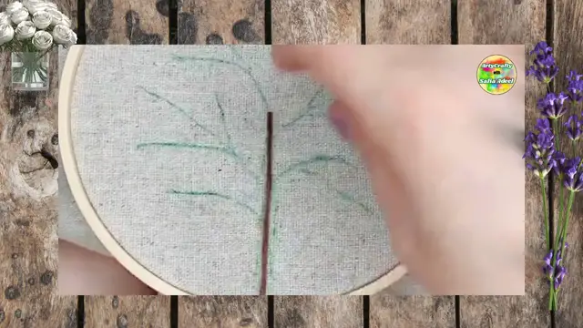Video thumbnail for Oranges Tree Embroidery