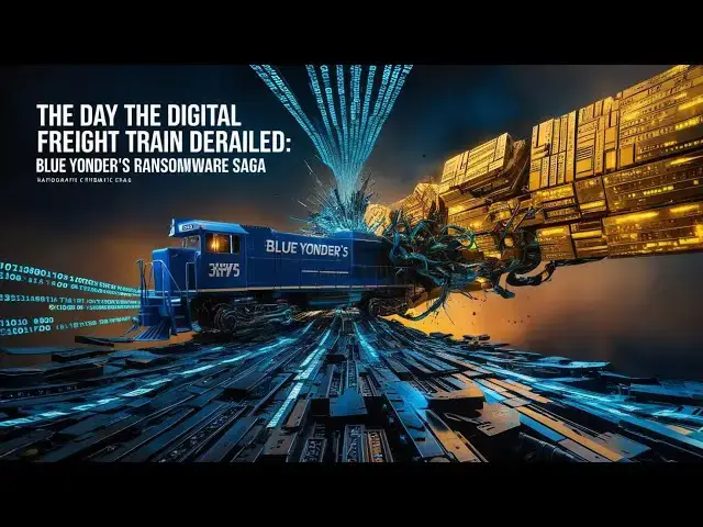 Video thumbnail for The Day the Digital Freight Train Derailed: Blue Yonder’s Ransomware Saga