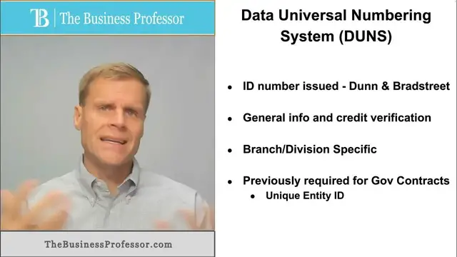 Video thumbnail for DUNS Number - Explained