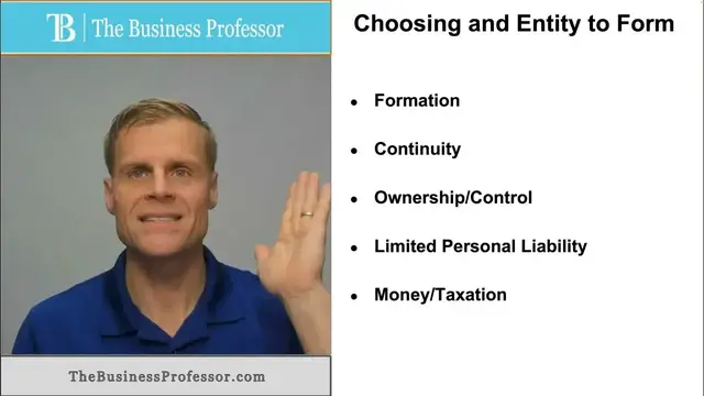 Video thumbnail for Choosing the Right Business Entity