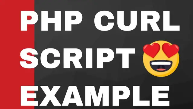 Video thumbnail for PHP cURL Example Script to Download Source Code of Website into a File Full Example