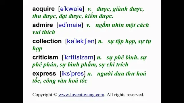 Video thumbnail for Essential Words for the TOEIC - Lesson 21