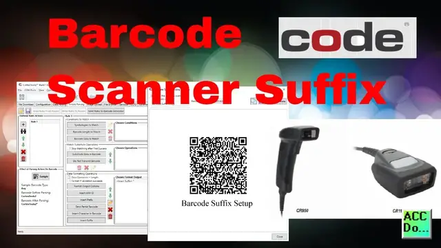 Video thumbnail for Code Barcode Scanner Suffix