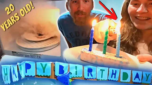 Video thumbnail for Our Microwave Turned 20! HE WAS SMOKING!