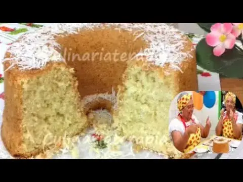 Video thumbnail for Bolo Fofinho Maizena e Coco @Culinariaterapia