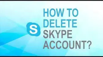 Video thumbnail for How to Delete Skype Account?