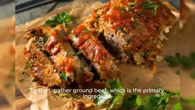 Video thumbnail for Meatloaf - Recipe