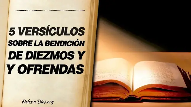 Video thumbnail for 🙌 5 Versículos de la Biblia sobre la Bendición de Diezmos y Ofrendas 🙏