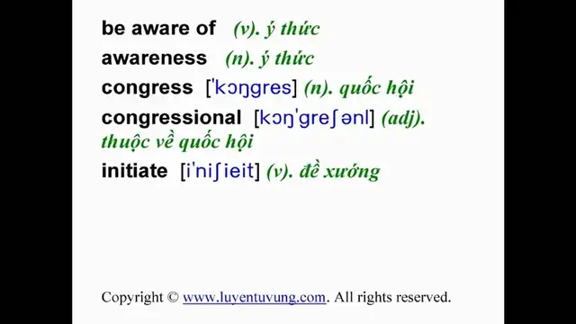 Video thumbnail for Learn English Vocabulary - Grade 12 - Unit 07 - Lesson 01