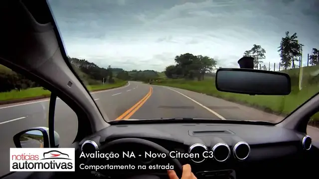 Video thumbnail for Novo C3 - Estrada - NoticiasAutomotivas.com.br