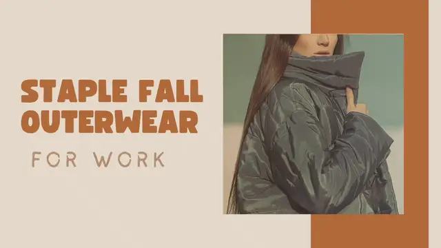 'Video thumbnail for Staple fall outerwear for work'