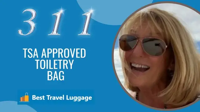 'Video thumbnail for 3-1-1 Toiletry TSA Approved Bag '
