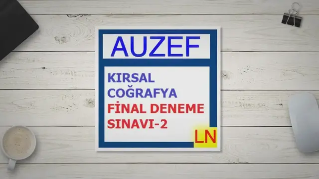 Video thumbnail for Kırsal Coğrafya Final Deneme Sınavı -2