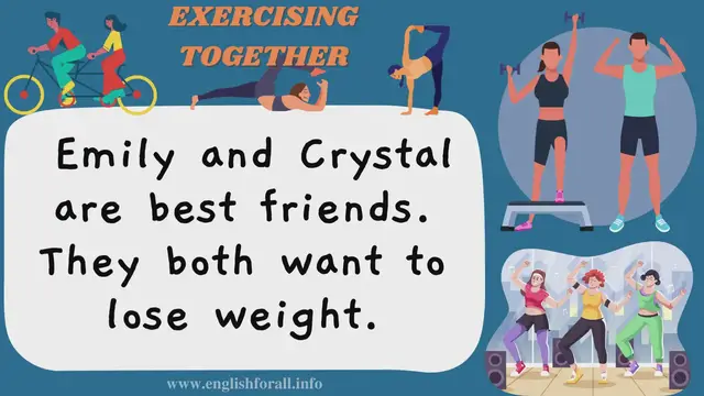 Video thumbnail for English Listen and Practice - EXERCISING TOGETHER