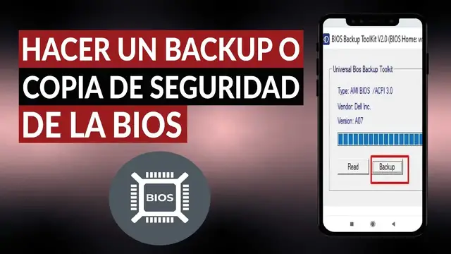 Video thumbnail for Cómo hacer un BACKUP o copia de seguridad de la BIOS - Fácil y rápido